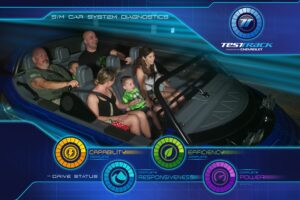 Test Track Ride at Disney World