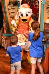 Daisy Duck at Magic Kingdom at Disney World